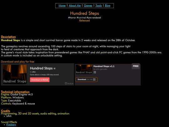 my_games/hundred_steps screenshot