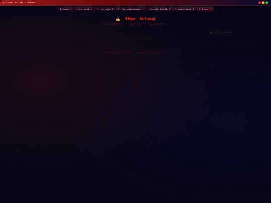 blog screenshot