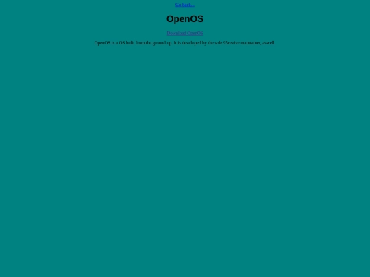 openos screenshot