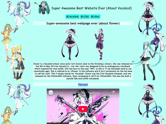 VOCALOID/flower screenshot