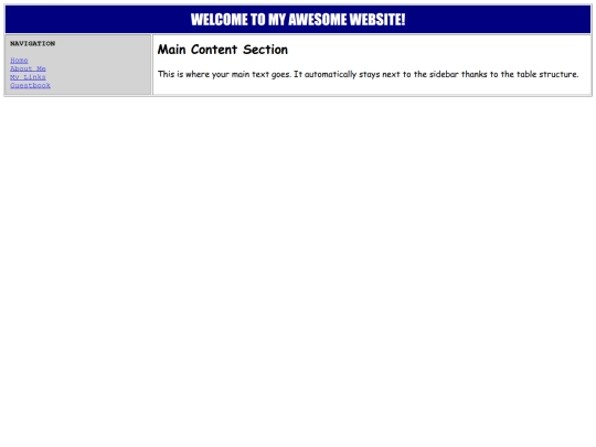 index screenshot