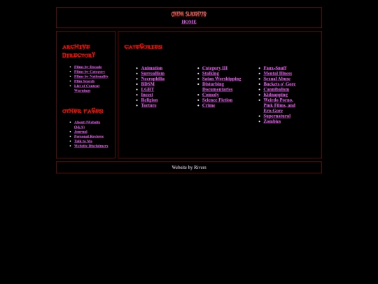 CATEGORIES screenshot