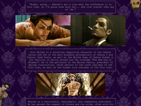shrine pages/majima screenshot