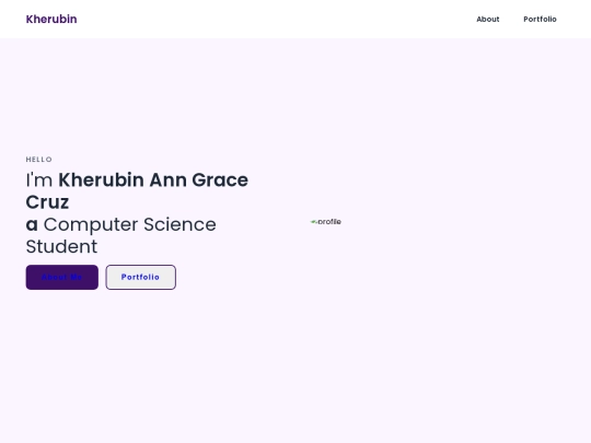 my-portfolio screenshot