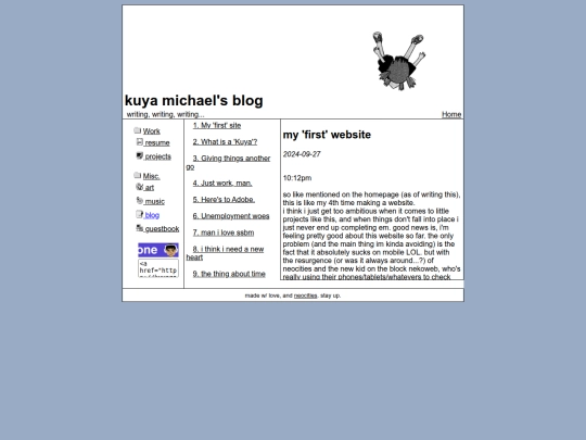 blogs screenshot
