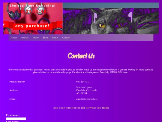 Contact screenshot