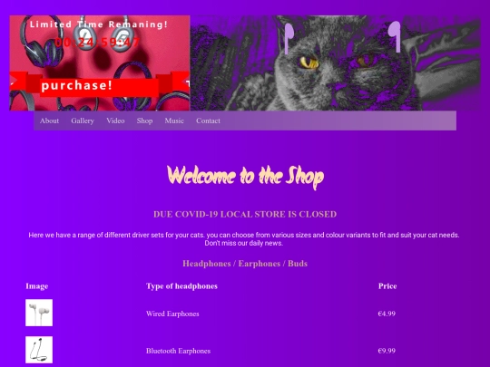 Shop screenshot