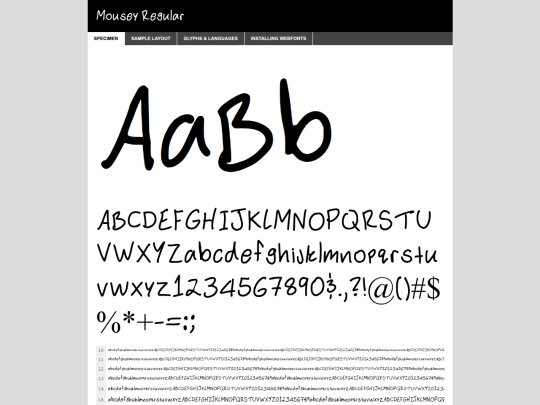 assets/fonts/webfontkit-20250608-162842/mousey-regular-demo screenshot