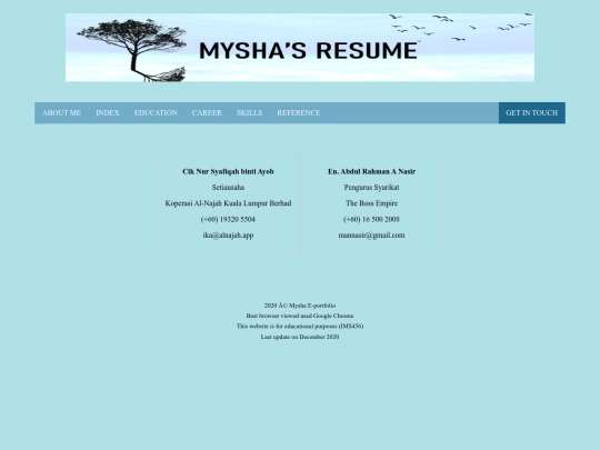 references screenshot