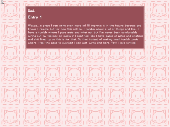 Entry 1 screenshot