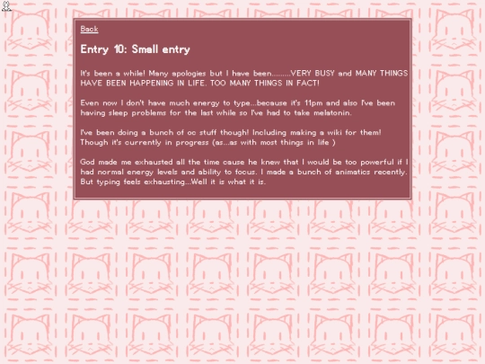 Entry 10 screenshot