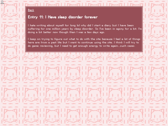 Entry 11 screenshot