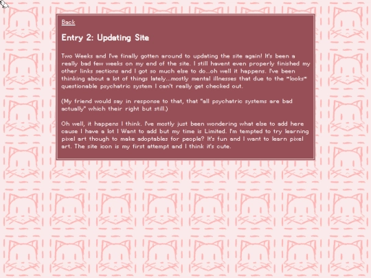Entry 2 screenshot