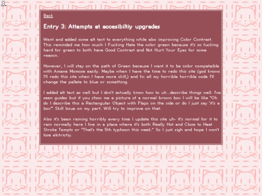 Entry 3 screenshot