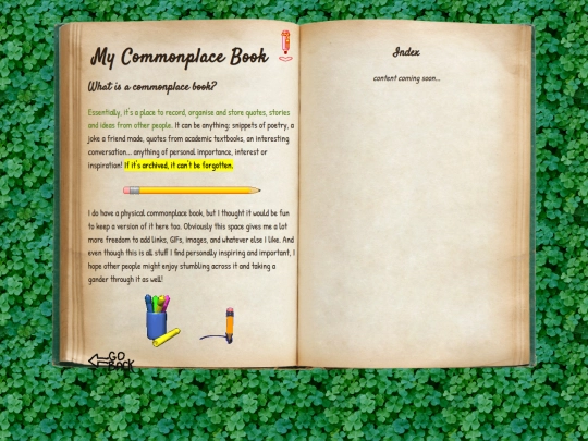 commonplace screenshot