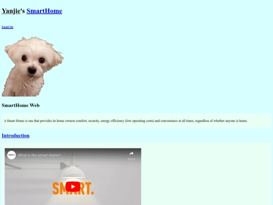 SmartHomeWeb/Products screenshot