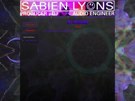 blog screenshot