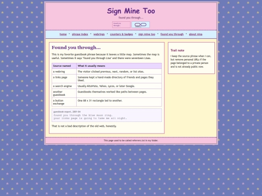 found-you-through screenshot