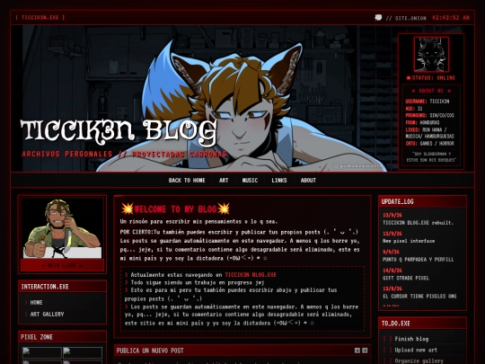 blog screenshot