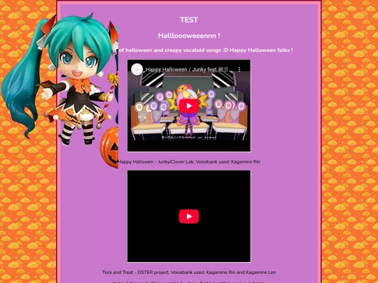 Shrines/VocaMania/Creepy_songs screenshot