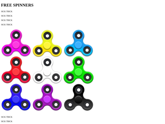 spinners screenshot