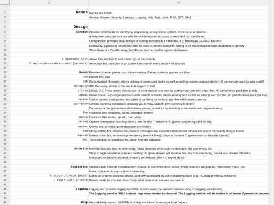 nircd/Services screenshot