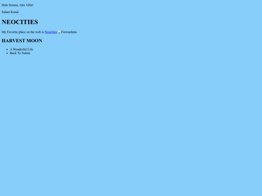 index screenshot