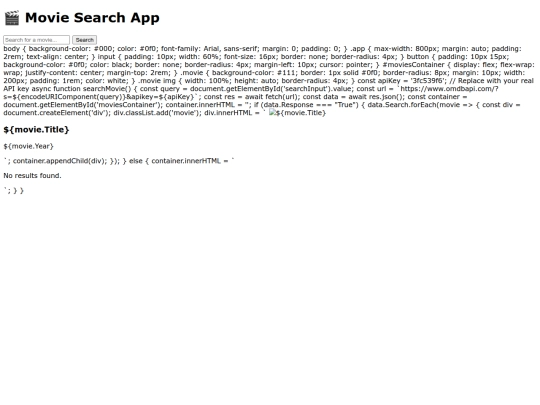 index screenshot