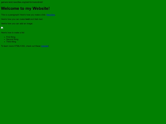 Gamers_land.neocities.orgplat-formsandroid screenshot