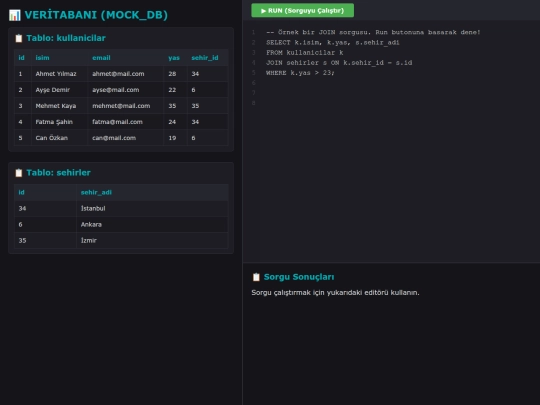 sql screenshot