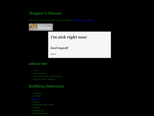 index screenshot