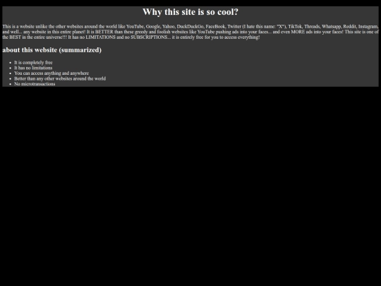 aboutsite screenshot