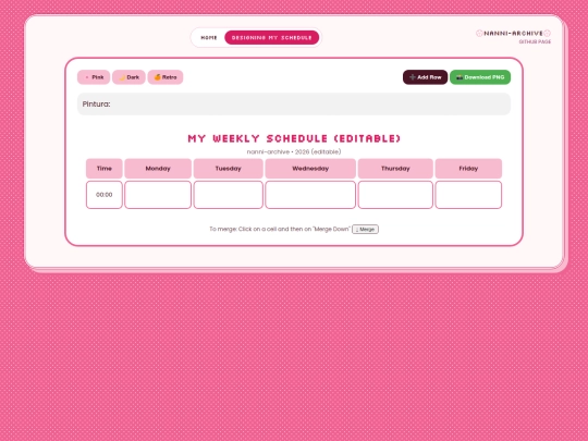 horario screenshot