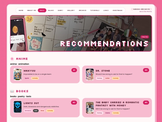 recomendaciones screenshot
