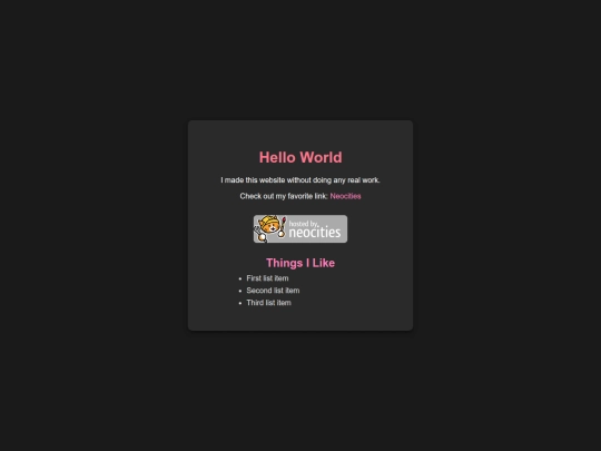 index screenshot