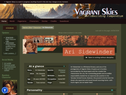 characters/ari-sidewinder screenshot