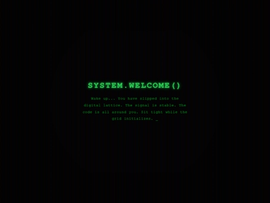 Welcome screenshot