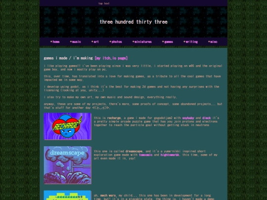 pages/games screenshot