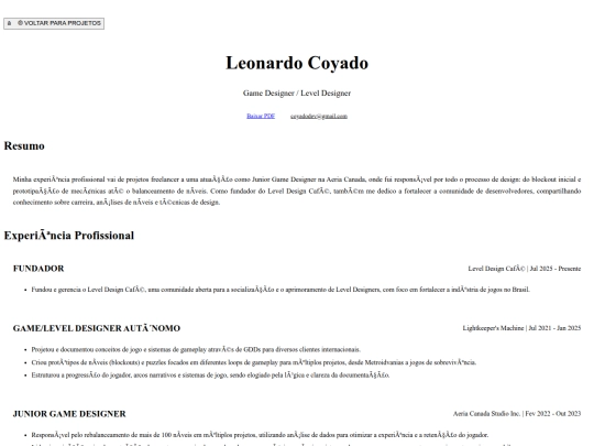 curriculo screenshot