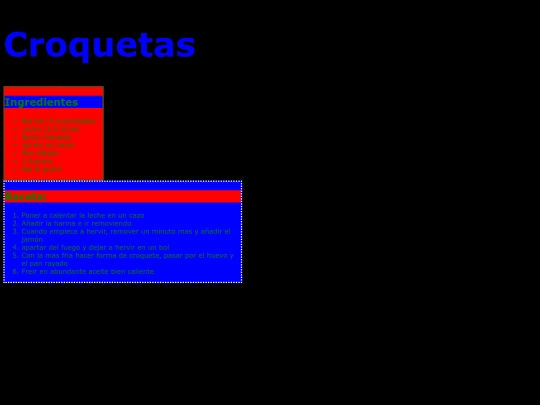 receta1 screenshot