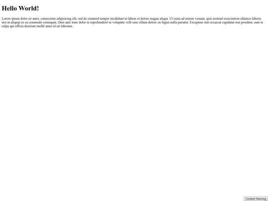 js/cWarning/demo screenshot
