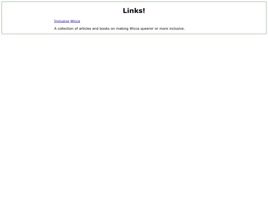 Links screenshot