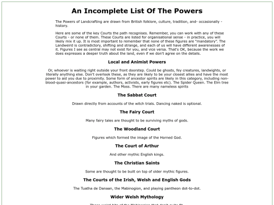 PowersList screenshot