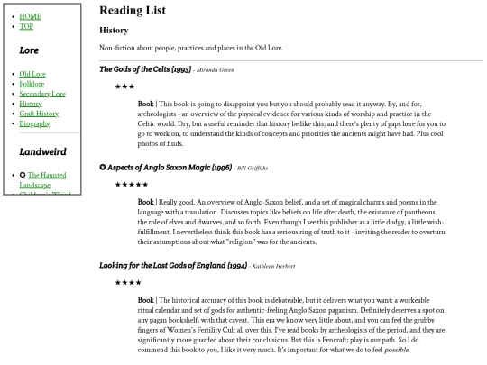 ReadingList/RL-history screenshot