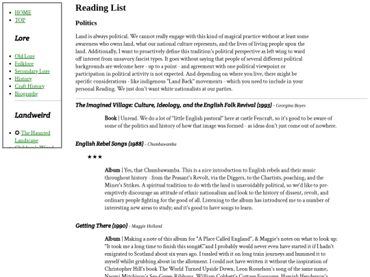 ReadingList/RL-politics screenshot