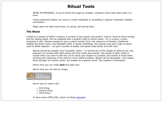 RitualTools screenshot
