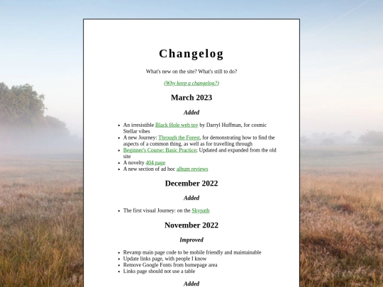 changelog2 screenshot