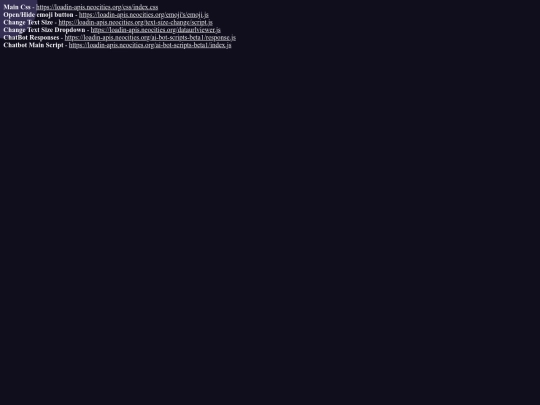 apis screenshot
