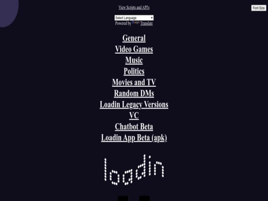index screenshot