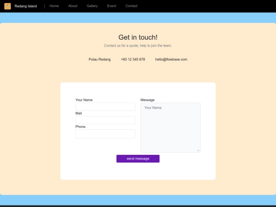 contact screenshot
